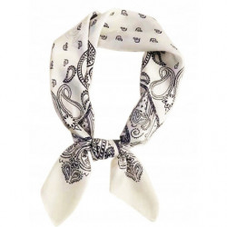 APASZKA GAWROSZKA BANDANA MALA CHUSTA ecru 70/70cm